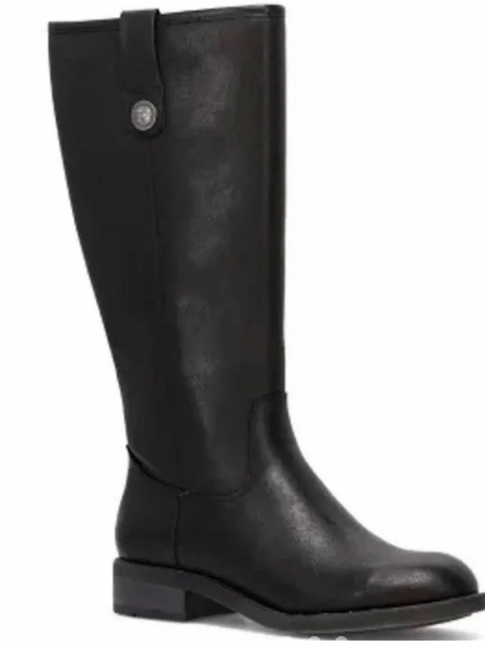 Frye & Co Charlize Classic Tall Black Women's Riding Boots 7W width and calf